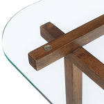 Isby 35 Inch Tempered Glass Coffee Table by Modway