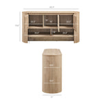 Duval 62 Inch Oval Sideboard by Modway