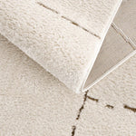 Koume Ivory & Brown Area Rug