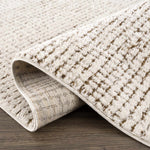 Keita Cream & Brown Area Rug