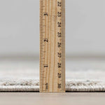 Fallin Gray Thick Luxe Abstract Striped Rug