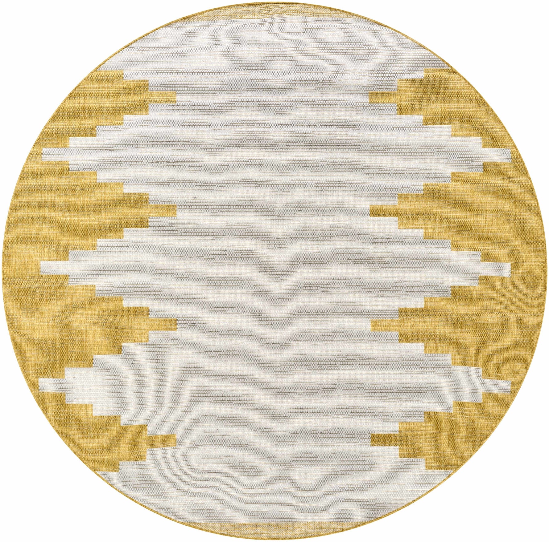 Djugun Yellow Outdoor Rug - Clearance