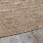 Washable Handmade Wool Rug - Brown - Clearance