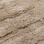 Washable Handmade Wool Rug - Brown - Clearance