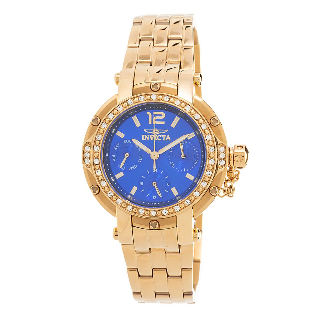 Invicta Pro Diver Women's Quartz Multi Function Crystal Watch