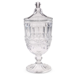At Home w/ Jorge Perez Park Place Glass Urn w/ Lid