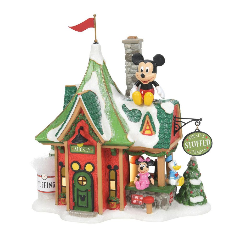 Department 56 Disney Mickey's Stuffed Animals Lit House
