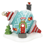 Department 56 North Pole Bauble Ornament Lit House