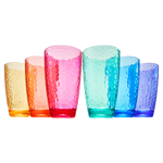 Madrid Acrylic Highball Glassware, Set of 6