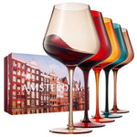 Stagioni Stemmed Wine Glassware, Amsterdam, Set of 5