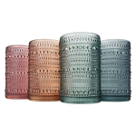 Tonal Hobnail Highball Glassware, Set of 4