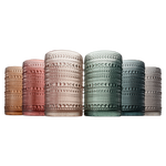 Tonal Hobnail Highball Glassware, Set of 6