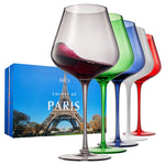 Stagioni Stemmed Wine Glassware, Paris, Set of 5