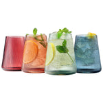 Tonal Stemless Wine Glassware, Set of 4