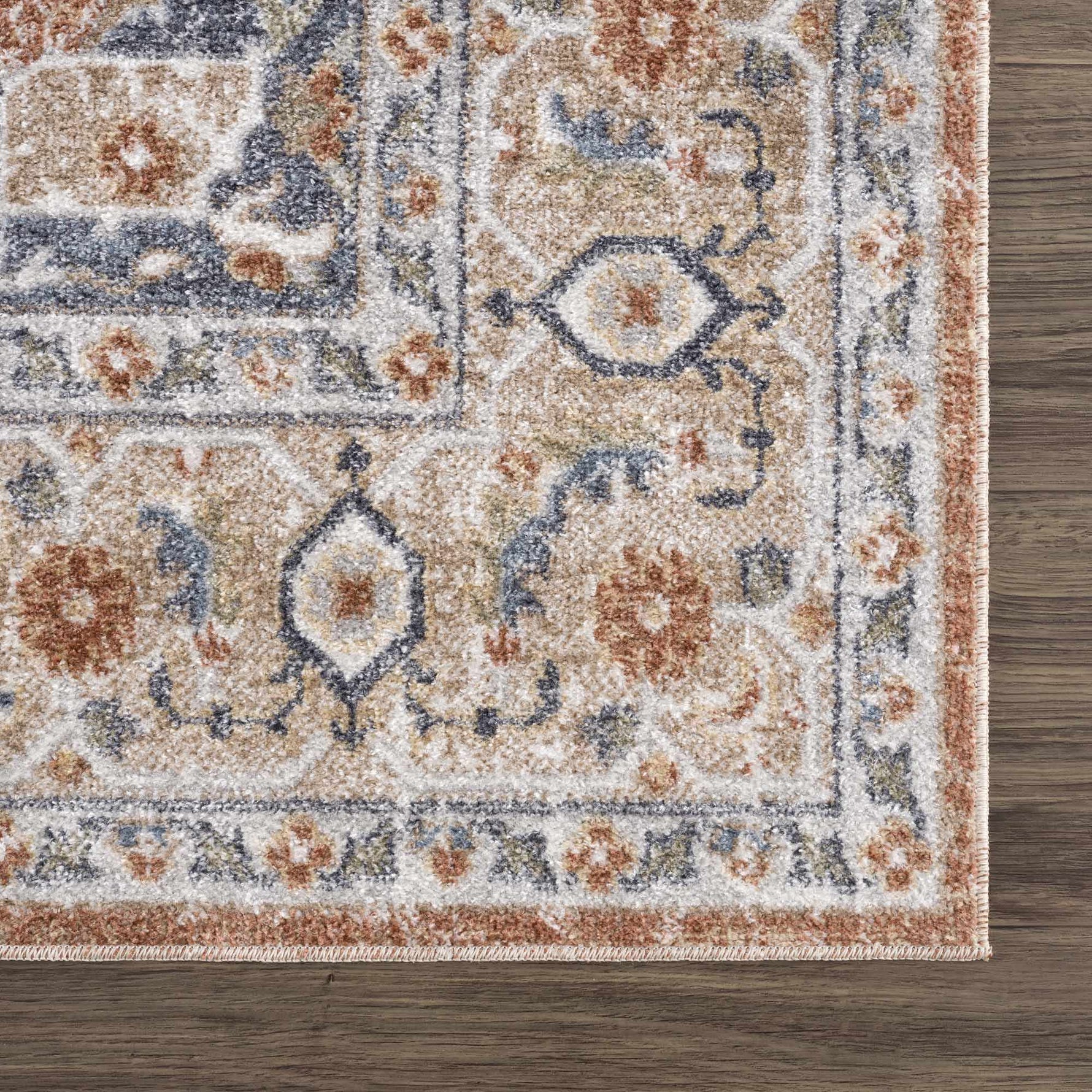 Gael Rust Boutique Washable Rug - Clearance