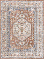 Gael Rust Boutique Washable Rug - Clearance