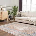 Gael Rust Boutique Washable Rug - Clearance
