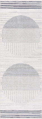 Thad Medium Gray Washable Area Rug