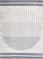 Thad Medium Gray Washable Area Rug
