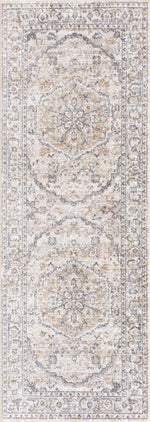Hiti Cream Flat Pile Washable Rug
