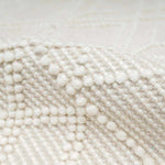 Ramsbury Beige Trellis Wool Rug