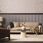Ramsbury Beige Trellis Wool Rug
