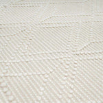 Ramsbury Beige Trellis Wool Rug
