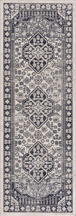 Cabacungan Cream & Gray Washable Area Rug - Clearance
