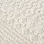 Drago White Washable Area Rug