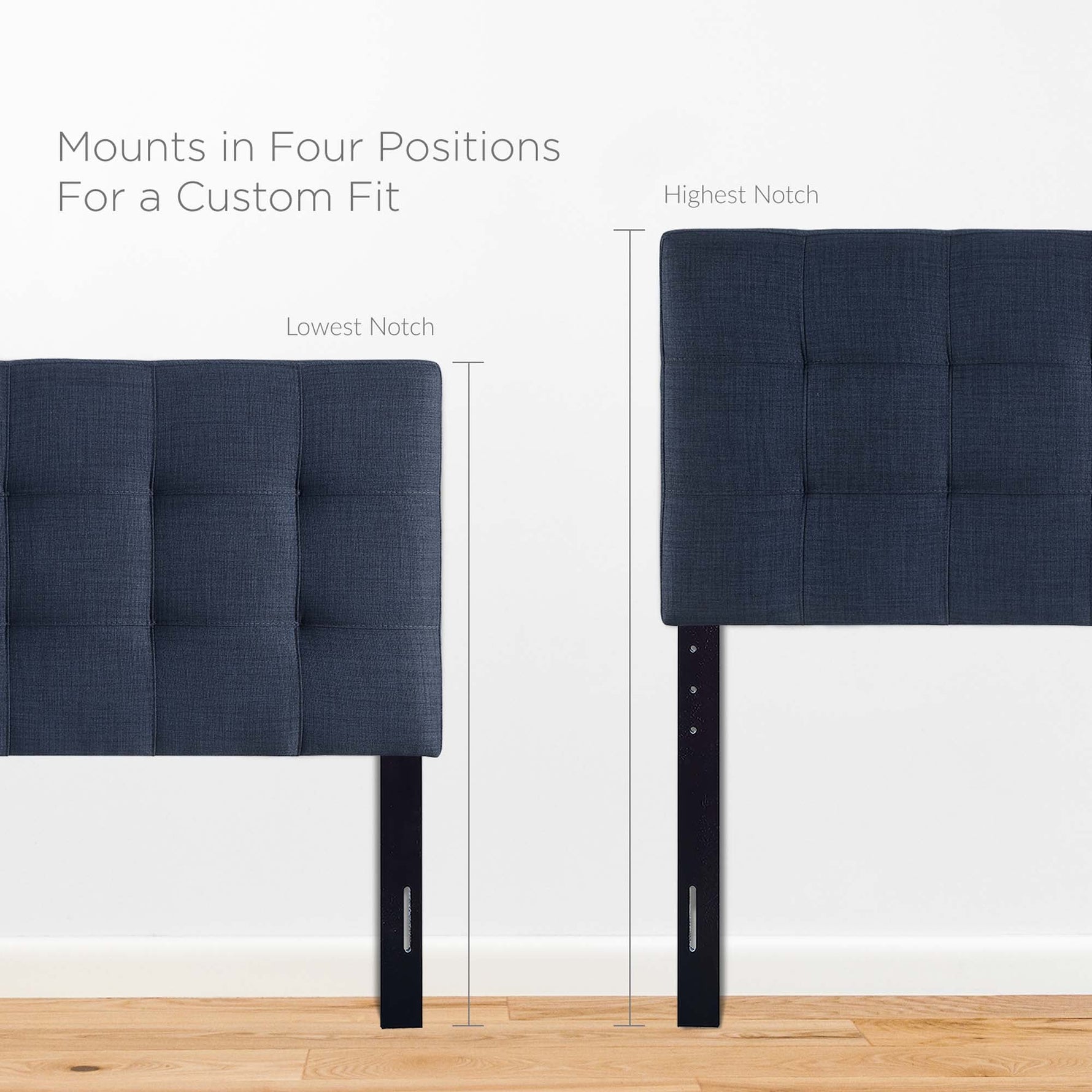 Lily Upholstered Fabric Queen Headboard by Modway