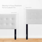 Lily Upholstered Vinyl King Headboard by Modway