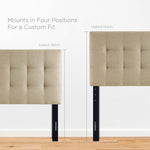 Lily Upholstered Fabric Twin Headboard by Modway