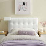 Lily Upholstered Vinyl Twin Headboard by Modway