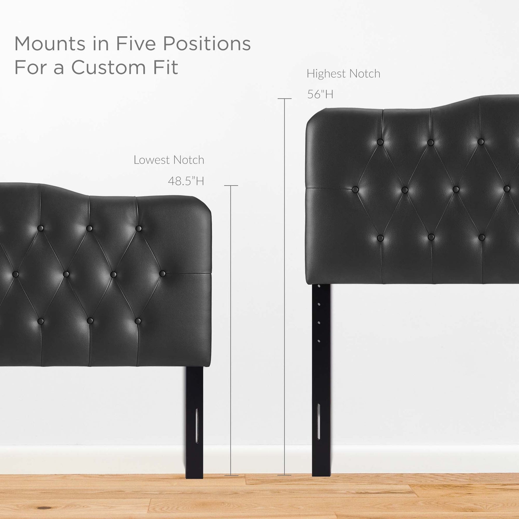 Annabel Upholstered Vinyl Queen Headboard by Modway