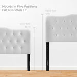 Annabel Upholstered Vinyl Full Headboard by Modway
