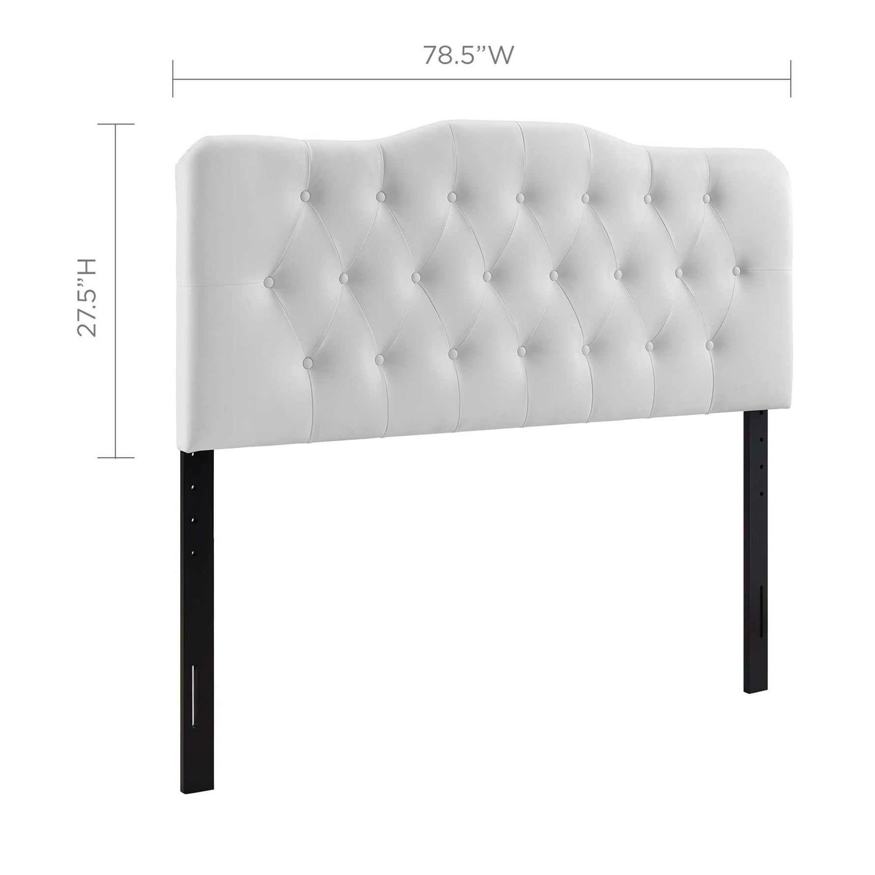 Annabel Upholstered Vinyl King Headboard by Modway