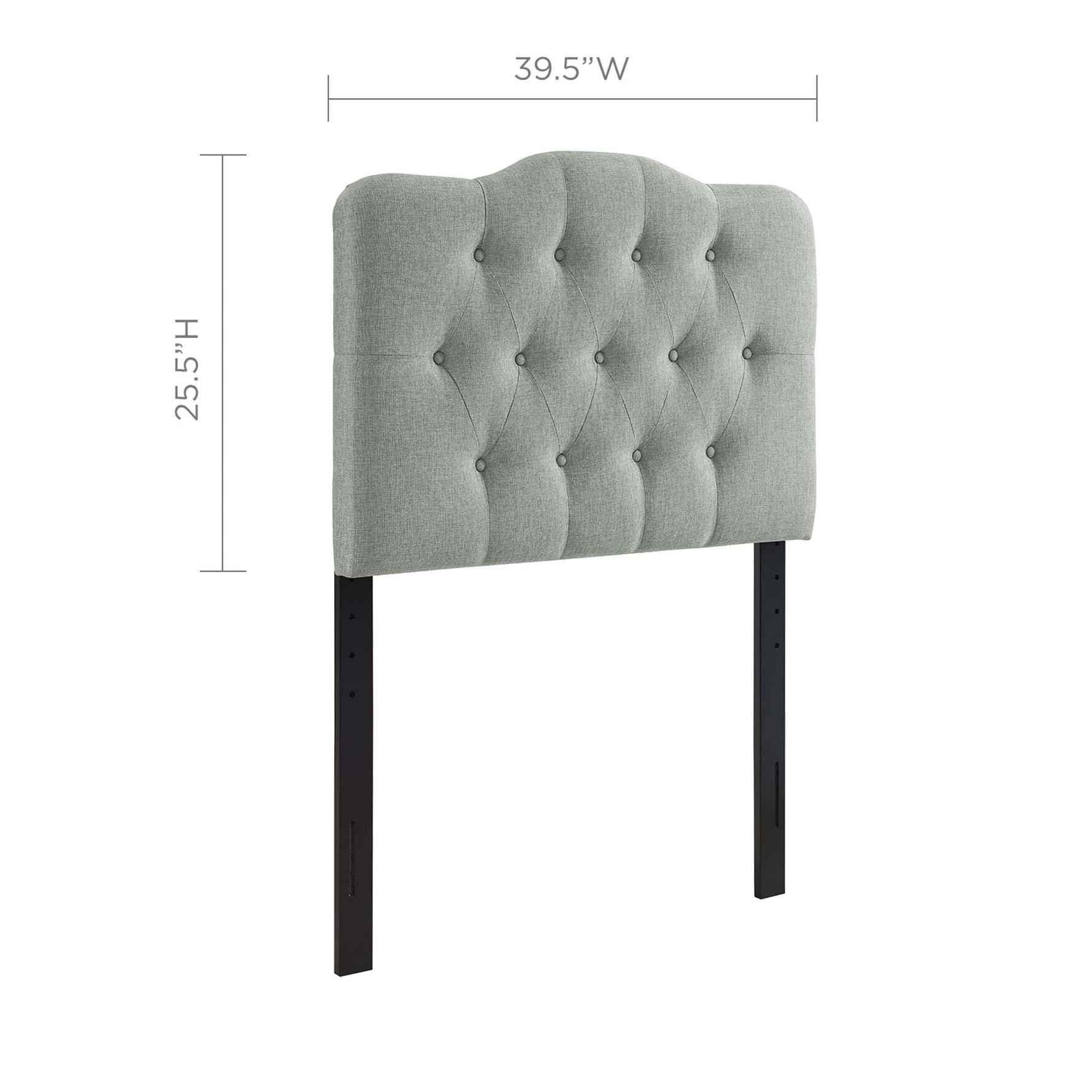 Annabel Upholstered Fabric Twin Headboard by Modway