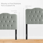 Annabel Upholstered Fabric Twin Headboard by Modway