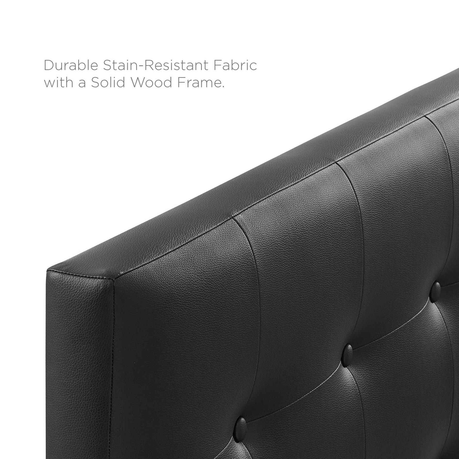 Emily Upholstered Vinyl Queen Headboard by Modway
