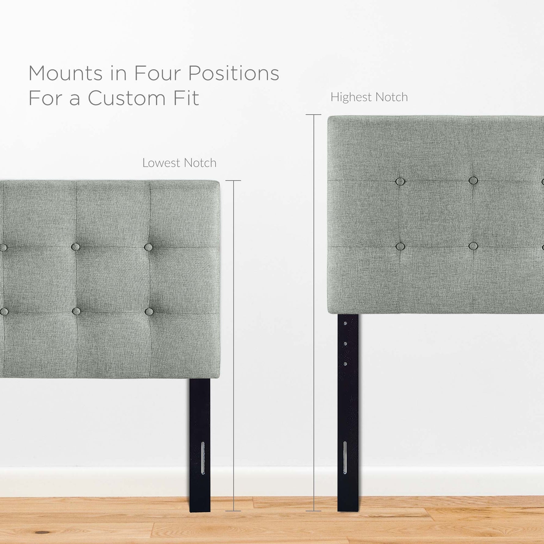 Emily Upholstered Fabric Full Headboard by Modway