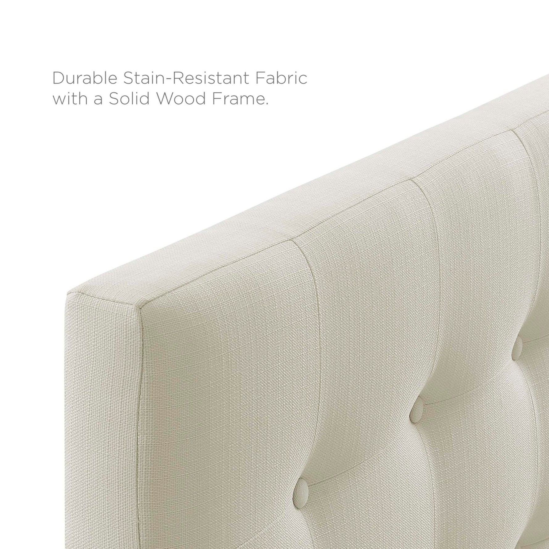 Emily Upholstered Fabric King Headboard by Modway