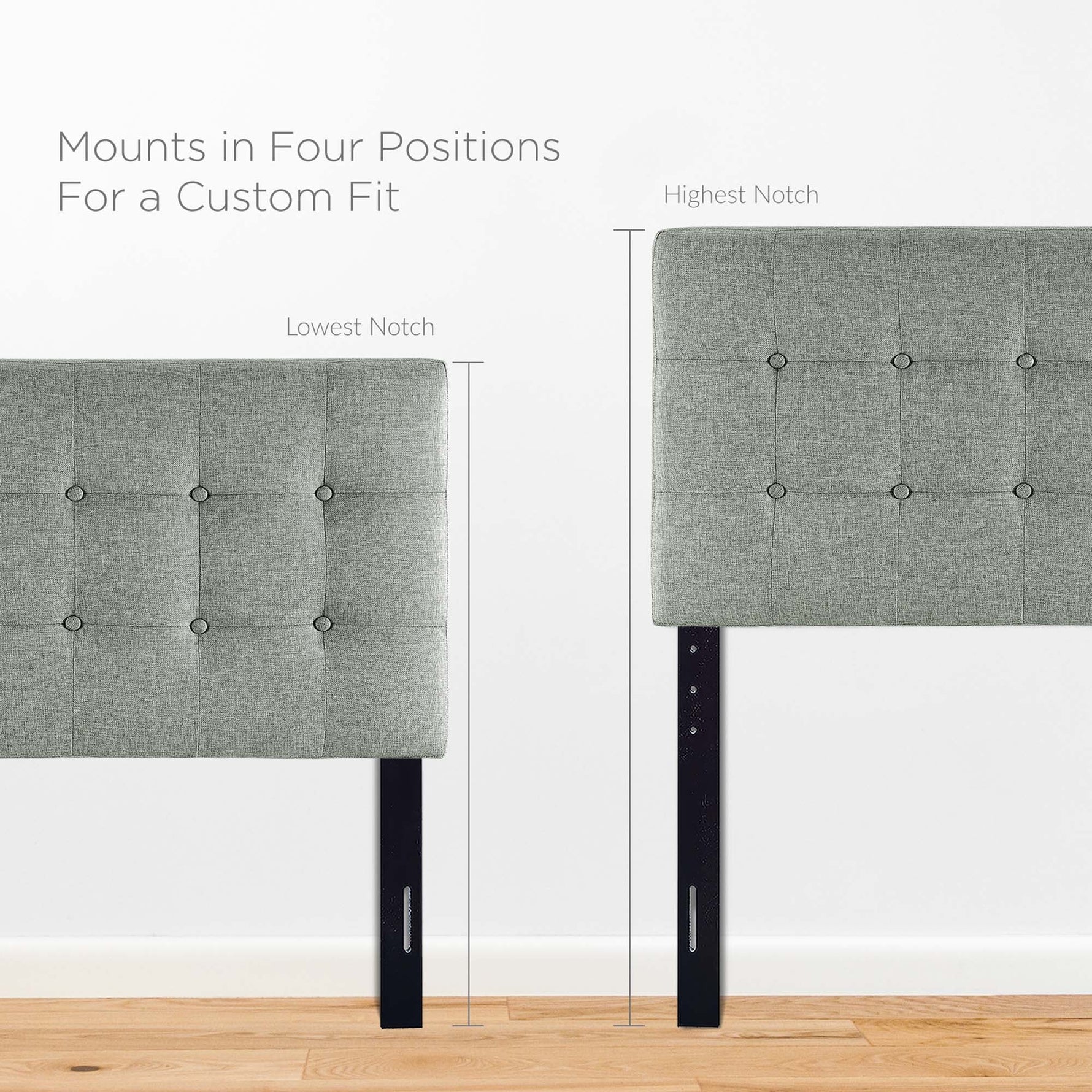 Emily Upholstered Fabric Twin Headboard by Modway