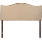 Curl Nailhead Upholstered Queen Headboard by Modway