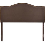Curl Nailhead Upholstered Queen Headboard by Modway