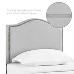 Curl Nailhead Upholstered Twin Headboard by Modway