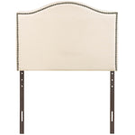 Curl Nailhead Upholstered Twin Headboard by Modway