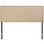 Region Nailhead Upholstered Queen Headboard by Modway