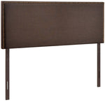 Region Nailhead Upholstered Queen Headboard by Modway