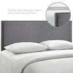 Region Nailhead Upholstered Queen Headboard by Modway
