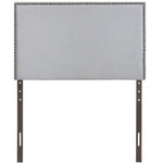 Region Nailhead Upholstered Twin Headboard by Modway